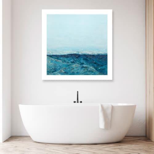"Spiaggia di Piscines" - Archival Gicleé Print - Ocean Art | Prints by Kelly Hanna Studio. Item compatible with boho and minimalism style