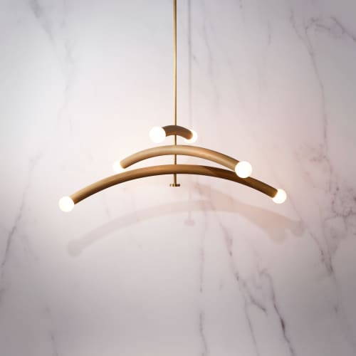 Ceiling Light HILL | Pendants by HACHI COLLECTIONS. Item made of brass