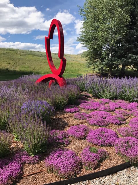 Red Deuce | Public Sculptures by Rob Lorenson. Item made of steel