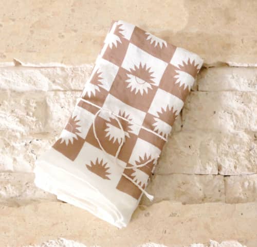 Sunrise Napkin Set | Linens & Bedding by Elana Gabrielle. Item composed of linen