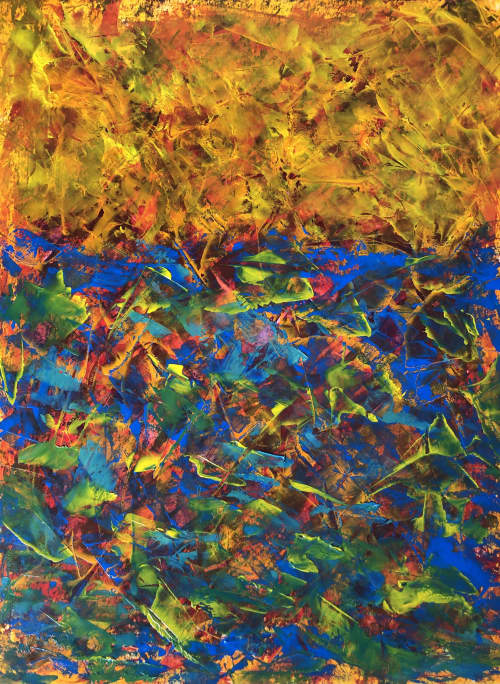 Fun Under the Sun | Oil And Acrylic Painting in Paintings by Reade C Gloeckner Fine Art. Item made of paper with synthetic