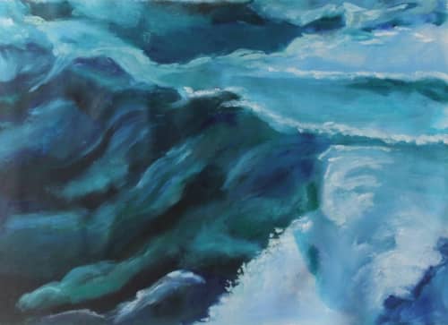 fuerza | Oil And Acrylic Painting in Paintings by Cecilia Arrospide