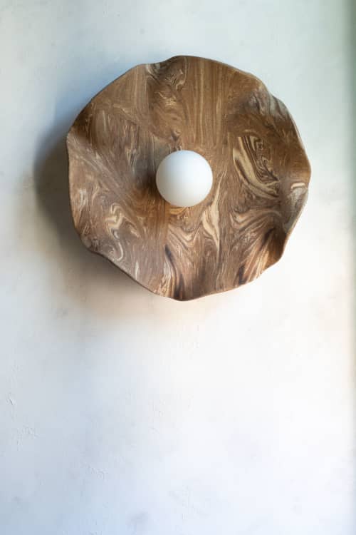 "Nawar I " | Sconces by Asmaa Aman Studio. Item made of ceramic works with boho & contemporary style