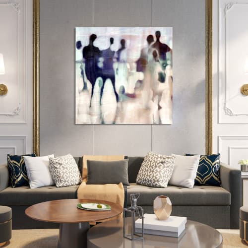 URBAN BLUR VII | Photography by Sven Pfrommer. Item made of aluminum & glass compatible with urban style