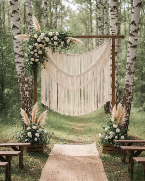 Morphosis Arch | Macrame Wall Hanging in Wall Hangings by Macrame and Plant Decor