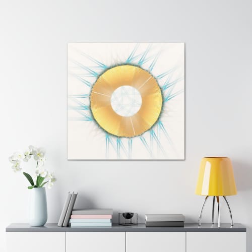 Solids 17722 | Oil And Acrylic Painting in Paintings by Rica Belna. Item made of canvas