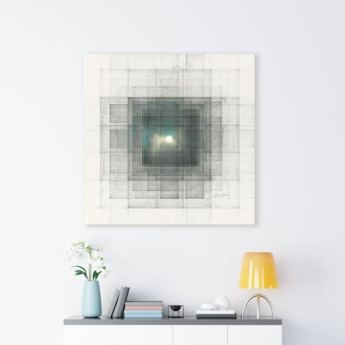 Minimal 35877 | Prints by Rica Belna. Item composed of canvas and paper in minimalism style