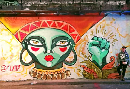 Freedom Goddess Mural | Street Murals by ELNO