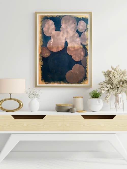 Raisins de Mer | Mixed Media by Christine Pacaud. Item in minimalism or contemporary style