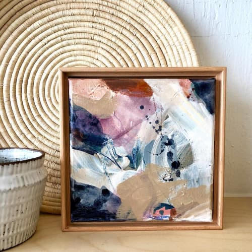 Pacific Coast Highway Series | Oil And Acrylic Painting in Paintings by Jennifer McHugh. Item composed of canvas