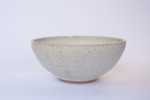 Serving Bowl in Eggshell | Serveware by Pyre Studio. Item made of stoneware