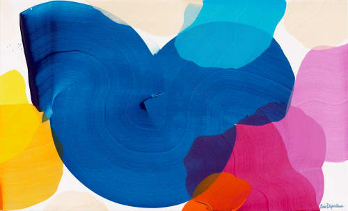 Happy Sunny Daze | Oil And Acrylic Painting in Paintings by Claire Desjardins. Item made of canvas