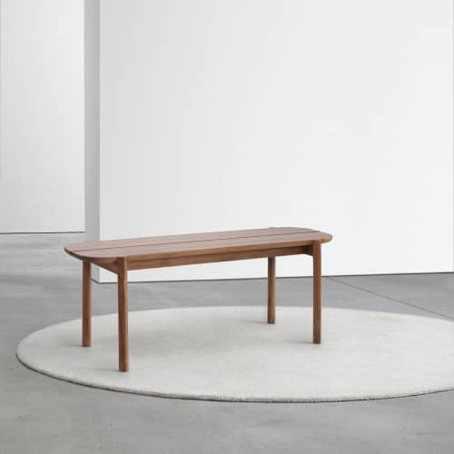 Ele Bench | Benches & Ottomans by Murubi. Item made of walnut compatible with minimalism and modern style