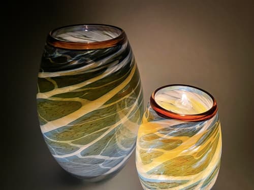 Boat House Votive | Lighting by Anchor Bend Glassworks. Item made of glass