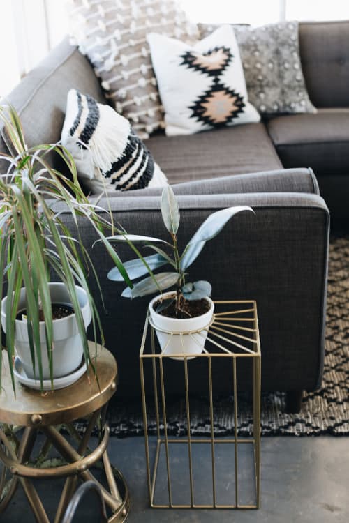Plant Stand | Plants & Landscape by Boonies Design + Fabrication | The Moon Cabin in Joshua Tree. Item made of steel