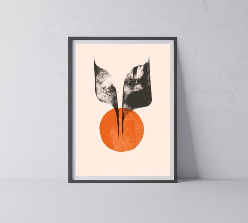 Organic I | Prints by Charlie Illustrates / Charlotte Weatherstone. Item composed of paper compatible with minimalism and contemporary style