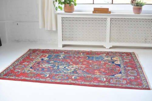 Classical Mother-Daughter Piece | Area Rug in Rugs by The Loom House. Item made of fabric
