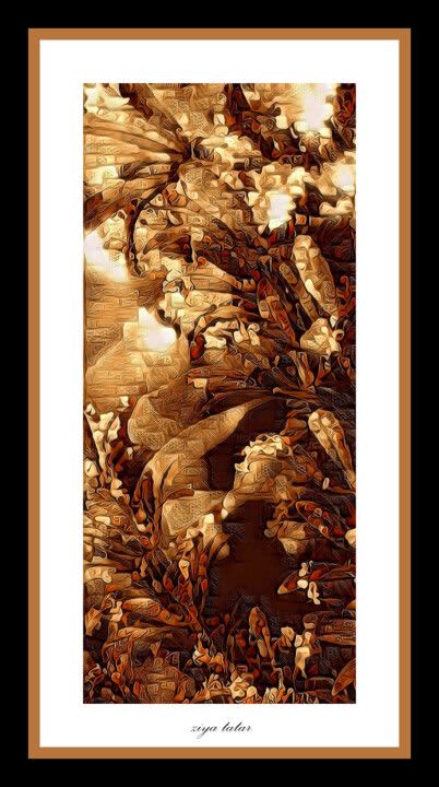 Vintage2024 (2023) | Digital Art in Art & Wall Decor by Ziya Tatar. Item composed of paper