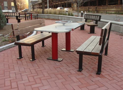 Brooklyn Navy Yard Park | Public Sculptures by Michelle Greene | Brooklyn Navy Yard in Brooklyn
