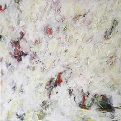 Fallen Angel II | Oil And Acrylic Painting in Paintings by Viktoria Ganhao. Item made of canvas & synthetic