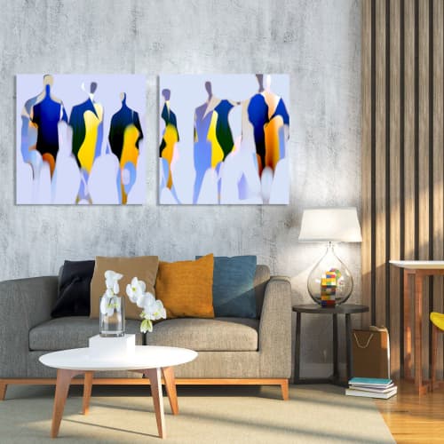 Human Sense I | Prints by Sven Pfrommer. Item made of aluminum with glass works with urban style