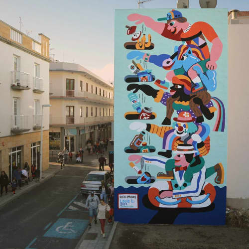 Reciclémonos | Street Murals by Louis Lambert aka 3ttman