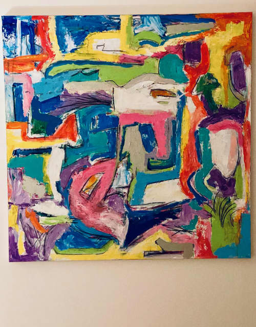 Washington Square | Oil And Acrylic Painting in Paintings by George Ayres