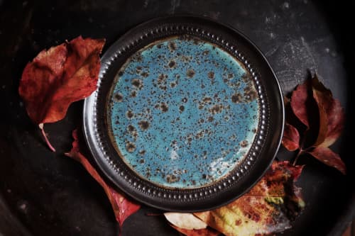 Dead Sea plate | Dinnerware by ClaireLune Ceramics | La Pasticceria in Firenze. Item composed of stone