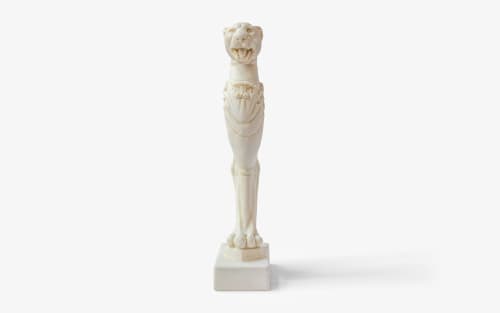 Jaguar Marble Decorative Statue | Sculptures by LAGU. Item made of marble