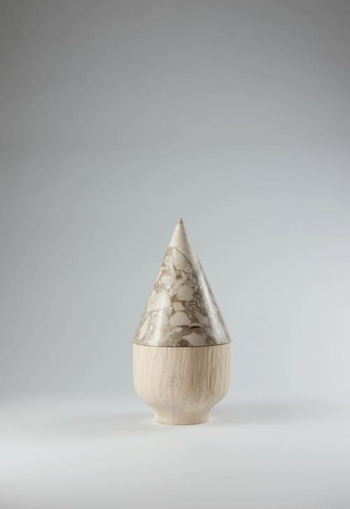 Itineranti - marmo+legno 13 | Vessels & Containers by gumdesign. Item made of wood with marble works with contemporary style