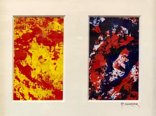 The Love between USA and China | Oil And Acrylic Painting in Paintings by Reade C Gloeckner Fine Art. Item made of synthetic