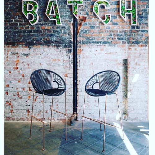 Puerto Stool - Bar Height | Bar Stool in Chairs by Innit Designs | Batch in San Francisco. Item composed of metal and synthetic