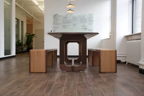 Tables and Benches | Dining Table in Tables by HerlanderArt | goTenna in Brooklyn. Item composed of wood