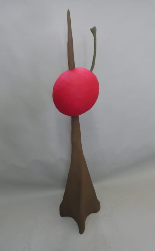 "Thorn with Cherry" | Art Curation by J.A. Mayer "Sculptor". Item composed of synthetic
