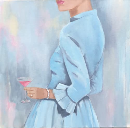Maura's Martini | Paintings by Kristin Cooney