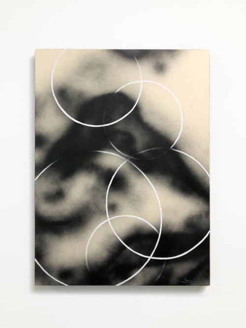 (W)Here | Oil And Acrylic Painting in Paintings by Strider Patton | San Francisco in San Francisco. Item made of wood