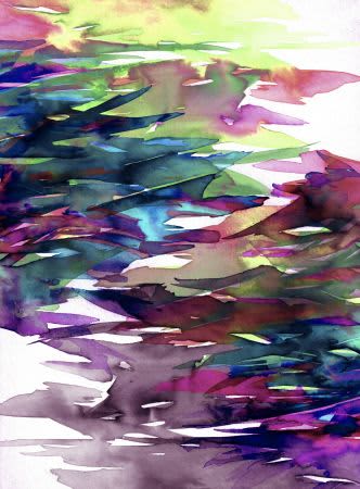 "Tropic Fervor" Fine Art Prints at Parc Riverside, DC | Watercolor Painting in Paintings by Julia Di Sano | Parc Riverside in Washington. Item made of canvas