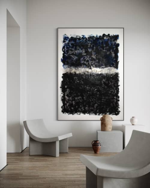 The Beginning | Mixed Media in Paintings by HEIDY GONZALEZ - GONZALEZ ART DESIGN. Item composed of canvas in contemporary or art deco style