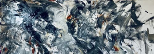 Whispers | Oil And Acrylic Painting in Paintings by Darlene Watson Abstract Artist. Item composed of canvas & synthetic