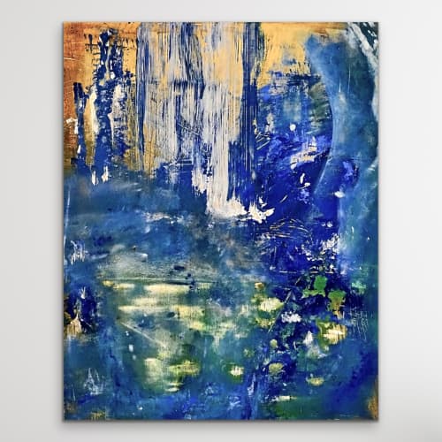 The Mirror of Life | Oil And Acrylic Painting in Paintings by Jacob von Sternberg Large Abstracts. Item made of canvas with synthetic