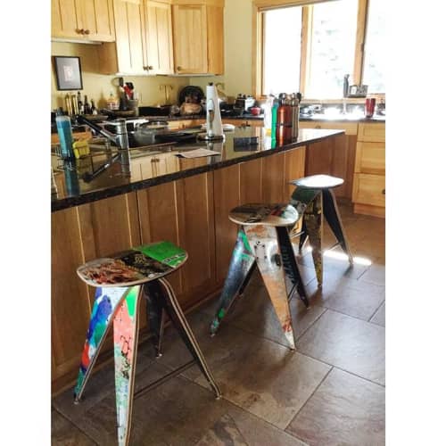 Deckstool | Chairs by Skate or Design. Item composed of wood