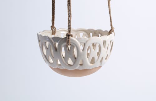 SKINNY x West Elm Hanging Planter | Vases & Vessels by SKINNY Ceramics | west elm in Emeryville