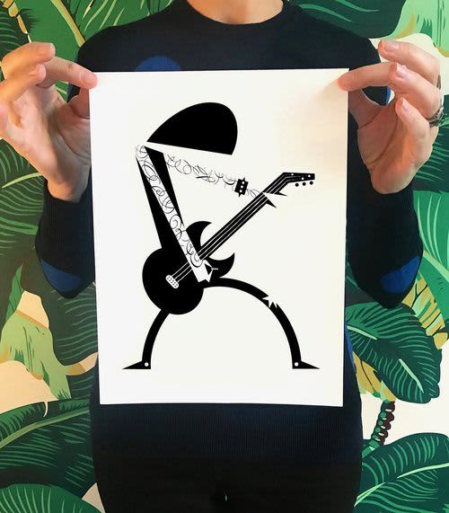 The Rocker by Kirsten Ulve at Music Cafe, Mukwonago Wescover Paintings