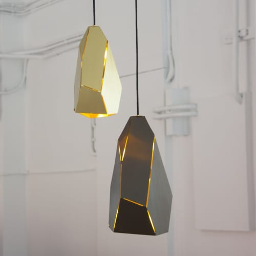 Topaz | Pendants by Edward Linacre. Item made of copper