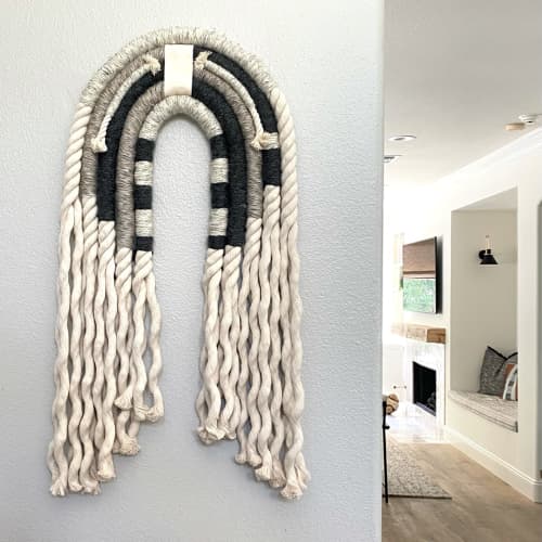 Free Fall Arch | Tapestry in Wall Hangings by Ooh La Lūm. Item composed of wood and fabric