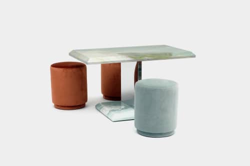 Gabriela Artigas 2020 Table | Coffee Table in Tables by ARTLESS | 7970 Melrose Ave in Los Angeles. Item composed of steel and stone