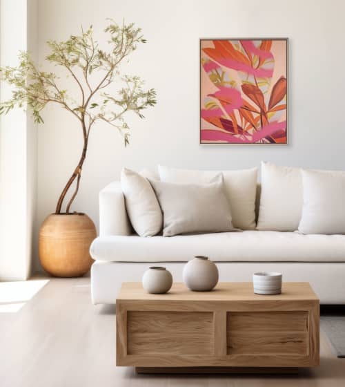 Hot in The Shade | Oil And Acrylic Painting in Paintings by Anne Blenker. Item made of canvas with synthetic