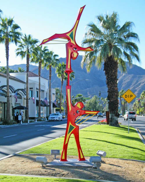 Without Limits | Public Sculptures by Gus Lina Art. Item made of aluminum