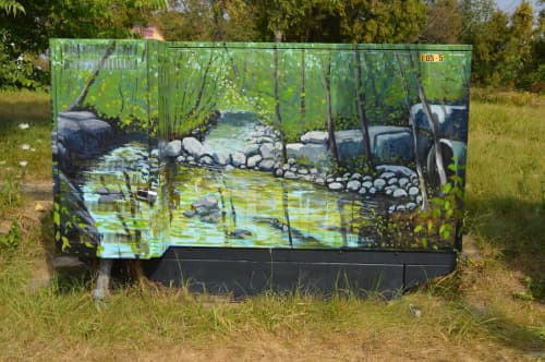 Park Lands | Street Murals by Murals By Marg. Item composed of synthetic