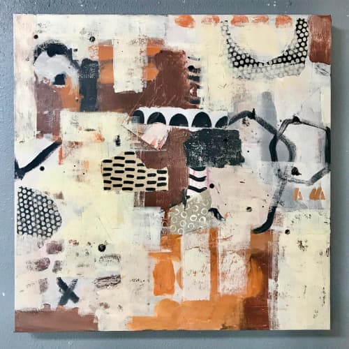 When the Cats Away | Oil And Acrylic Painting in Paintings by Shellie Garber | Portland Art Museum Rental Sales Gallery in Portland. Item composed of canvas and synthetic